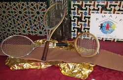Exposición Raquetas de Tenis